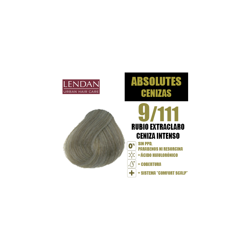 lendan-tinte-activia-absolutes-9/111-rubio-extraclaro-ceniza-intenso