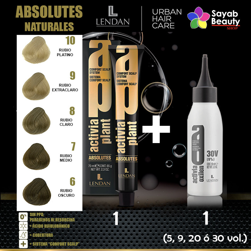 TINTE ACTIVIA PLANT ABSOLUTES ⬛ NATURALES ➕ ACTIVIA OXILEN