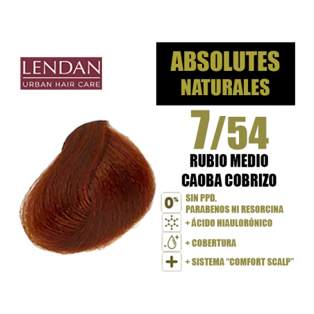 lendan-tinte-activia-absolutes-7/54-rubio-medio-caoba-cobrizo
