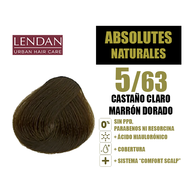 lendan-tinte-activia-absolutes-5/63-castaño-claro-marron-dorado