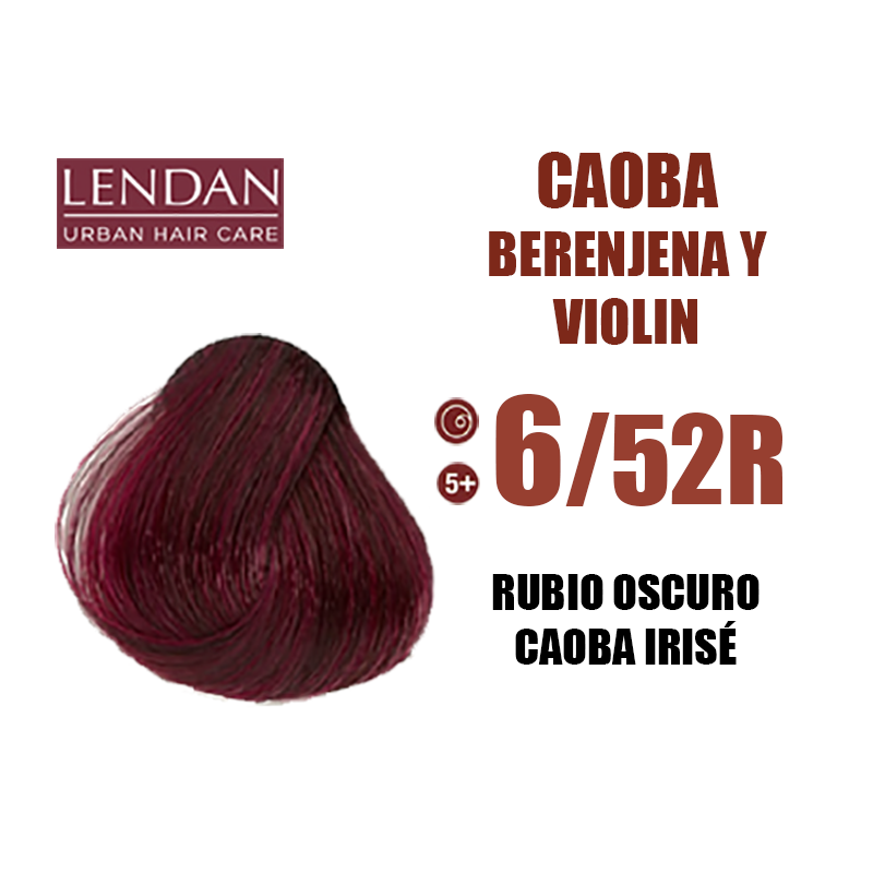 6/52R Rubio Oscuro Caoba Irisé